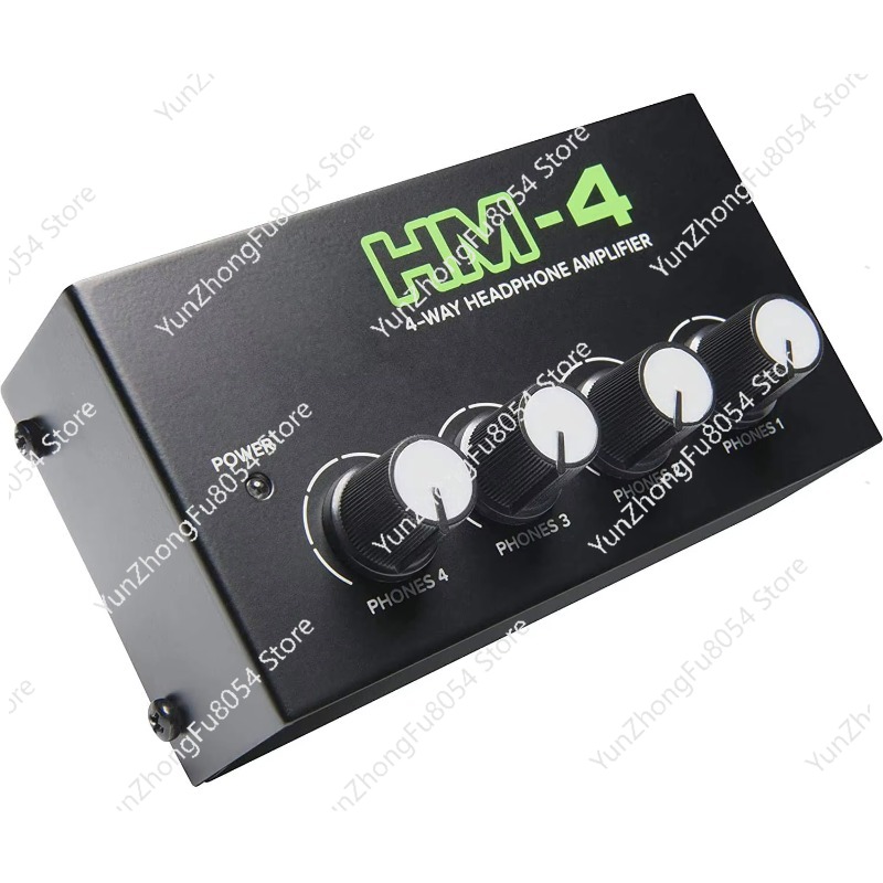 Headphone Amplifier - เครื่องขยายเสียงหูฟังแบบพกพาขนาดเล็กสำหรับงานเสียง วิดีโอ และแสงระดับมืออาชีพ พร้อมช่องต่อหูฟัง 1 เข้า