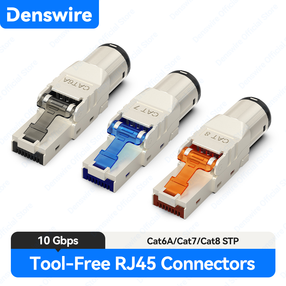 Rj45 Jack - ตัวเชื่อมต่อ RJ45 แบบไม่ต้องใช้เครื่องมือ Denswire | ปลั๊กอีเธอร์เน็ต