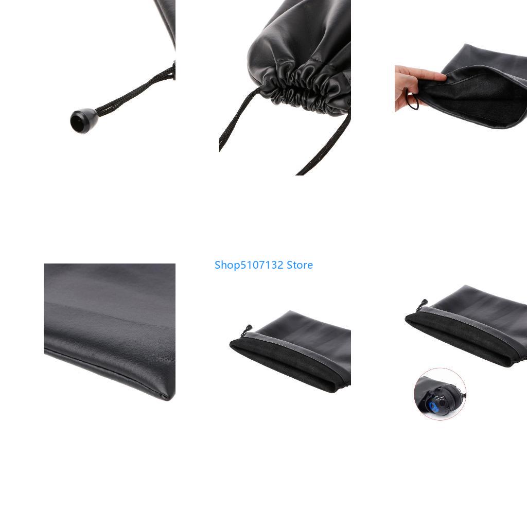 Headphone Parts - 87HD สีดำหนัง PU หูฟังป้องกันกรณีป้องกันกระเป๋าหูฟัง