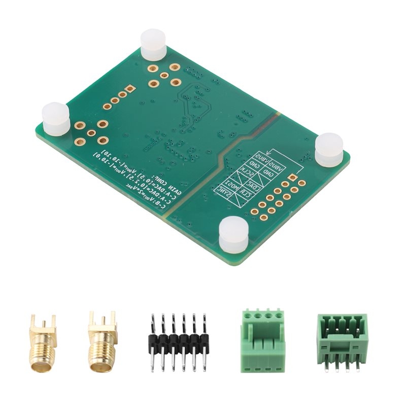 Dac Board - Y42A-บอร์ดแปลงสัญญาณดิจิทัลเป็นอนาล็อกแบบสองช่องสัญญาณ DAC8563 พร้อมวงจรแยก 16 บิต สำหรับโมดูล