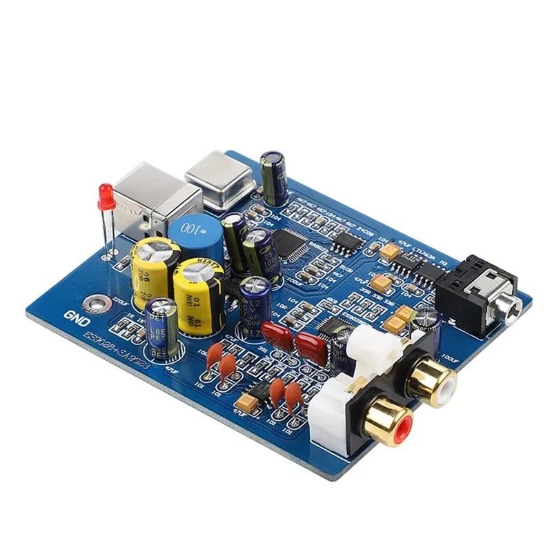 Audio Amplifier Board - YJ00130 บอร์ดถอดรหัส USB ES9028K2M+SA9023 ซาวด์การ์ดเสียงคุณภาพสูง โมดูลถอดรหัสเสียง