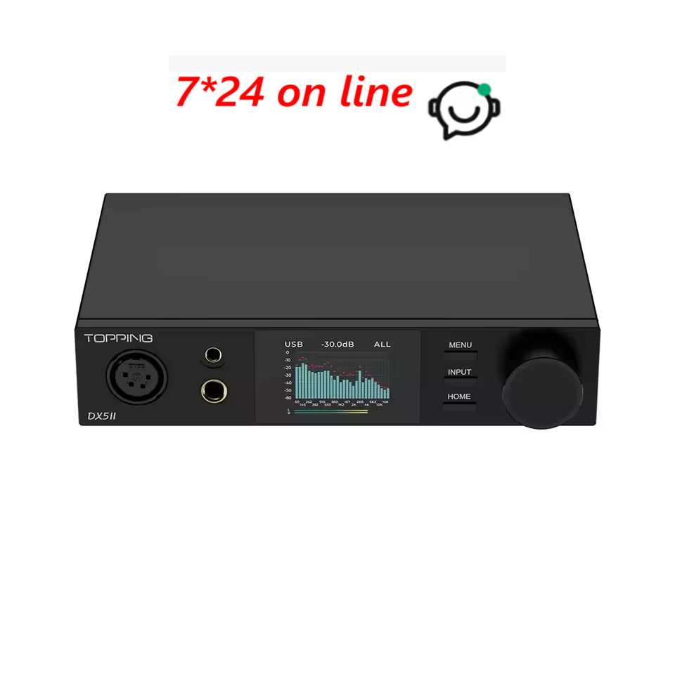 Headphone Amplifier - TOPPING DX5 II ชุด DAC และแอมป์หูฟังแบบสมดุลเต็มรูปแบบ