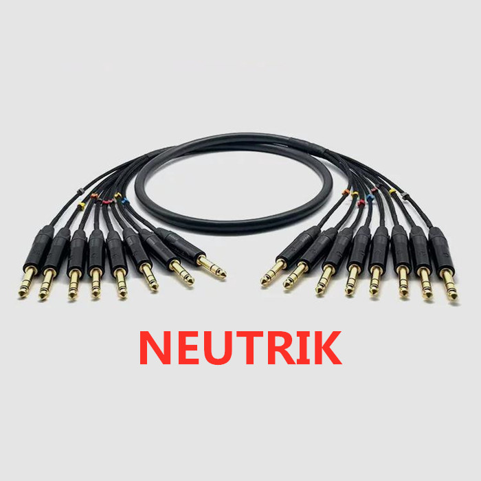 Trs Cable - สายสัญญาณเสียง 1 เมตร 11 NEUTRIK 6.35