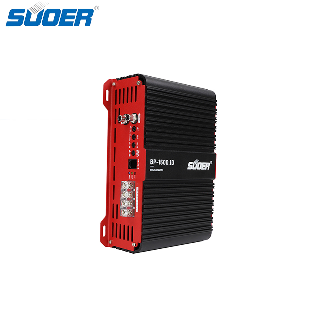 Class D Amplifier - ซูเออร์ BP-1500 แอมพลิฟายเออร์รถยนต์คลาส D ประสิทธิภาพสูง 12V