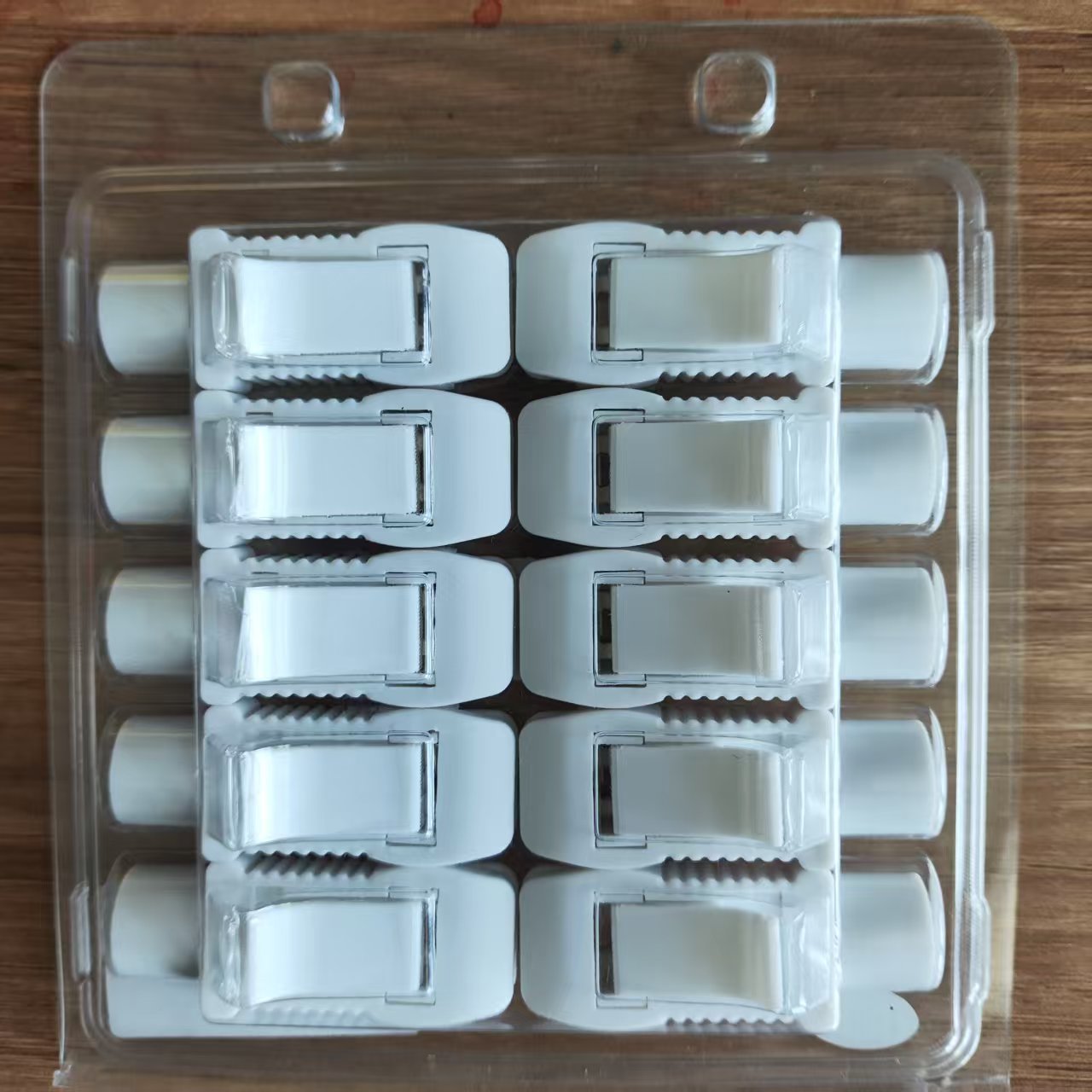 Banana Plug - สายแปลง ECG สำหรับแผ่นอิเล็กทรอนิกส์ พร้อมคลิป 10 ชิ้นต่อชุด
