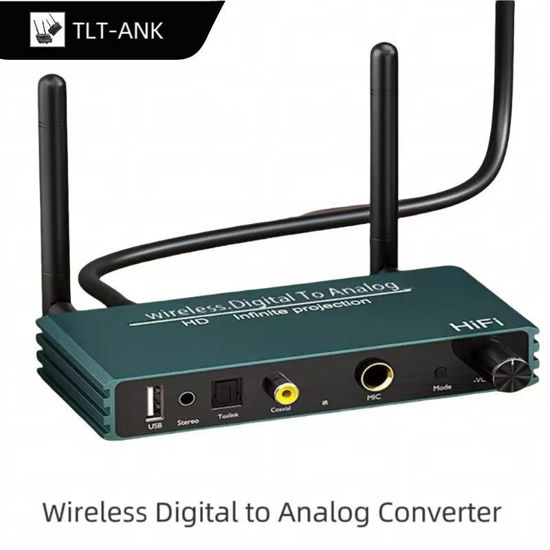 Audio Dac - บลูทูธ 5.0 ตัวแปลงเสียงดิจิตอลเป็นอนาล็อก DAC - ตัวแปลงออปติคอล/โคแอกเชียลเป็นอนาล็อก