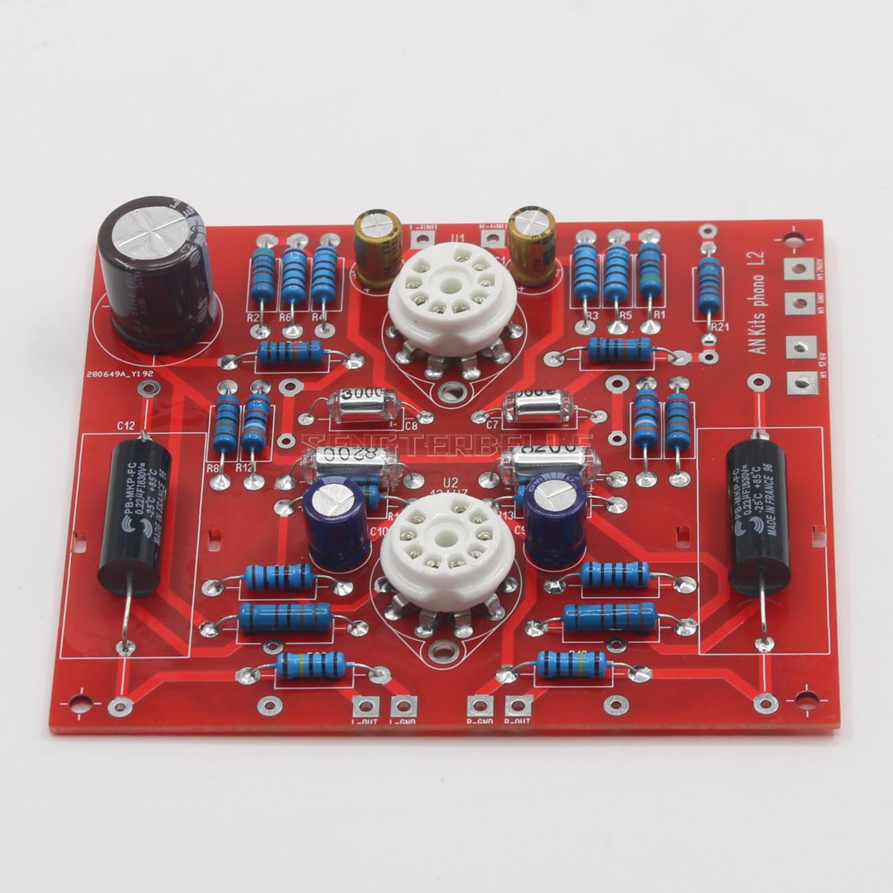 Audio Amplifier Board - A38 DIY สเตอริโอ 12AX7 + 12AU7