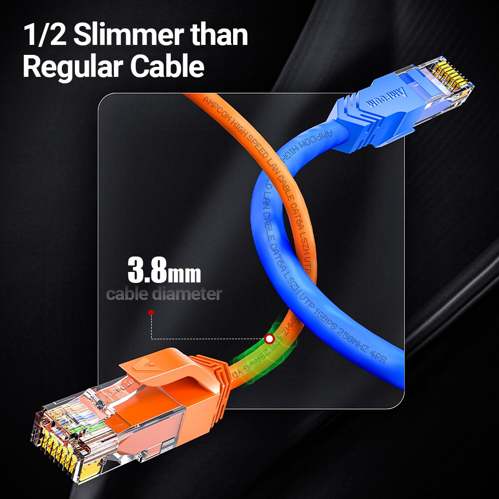 สายเคเบิลเครือข่าย Cat6a บางเฉ - Rj45 Jack บทวิจารณ์และราคา