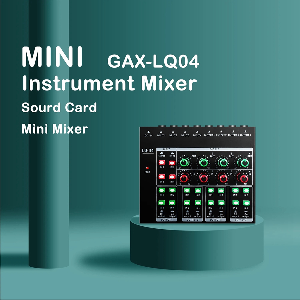 (MEOF) -LQ04 มิกเซอร์ 4 ช่อง แ - Headphone Amplifier บทวิจารณ์และราคา