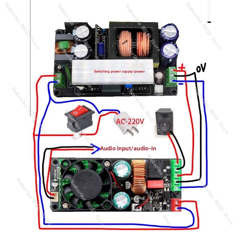 บอร์ดแอมพลิฟายเออร์โมโน Class  - Hifi Amplifier Board บทวิจารณ์และราคา