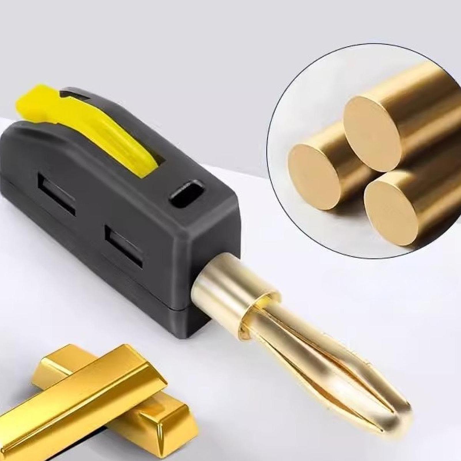 ปลั๊กกล้วยขนาด 4 มม. แบบมินิ ส - Banana Plug บทวิจารณ์และราคา