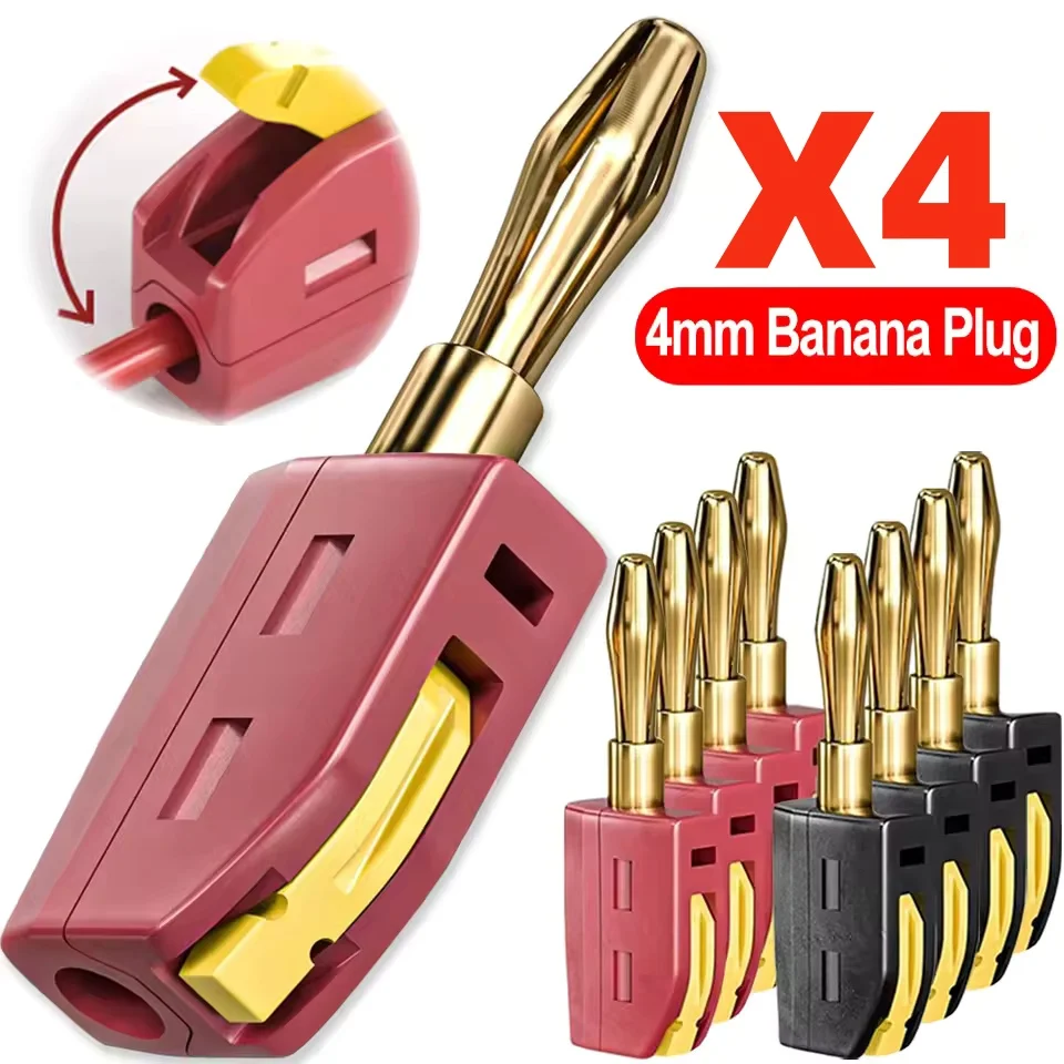 ขั้วต่อแบบบานาน่า 32A 4 มม. แบ - Banana Plug บทวิจารณ์และราคา