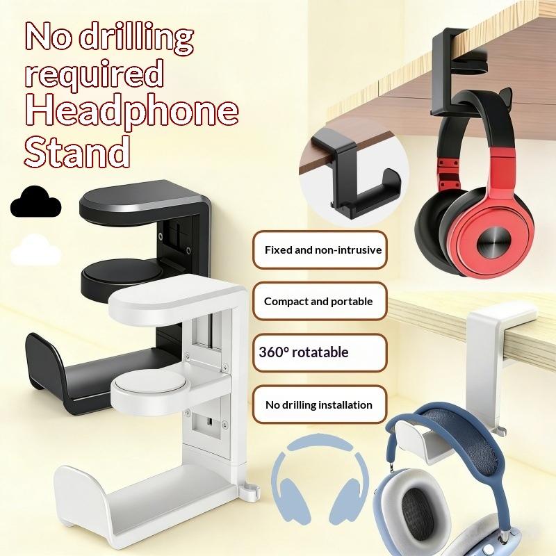 1 ชิ้น ที่แขวนหูฟังแบบหมุนได้  - Headphone Parts บทวิจารณ์และราคา