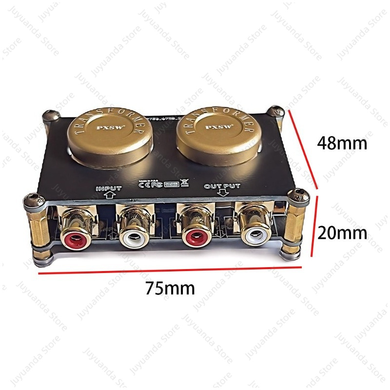 AV103 ตัวแยกสัญญาณเสียงและหม้อ - Passive Preamp บทวิจารณ์และราคา