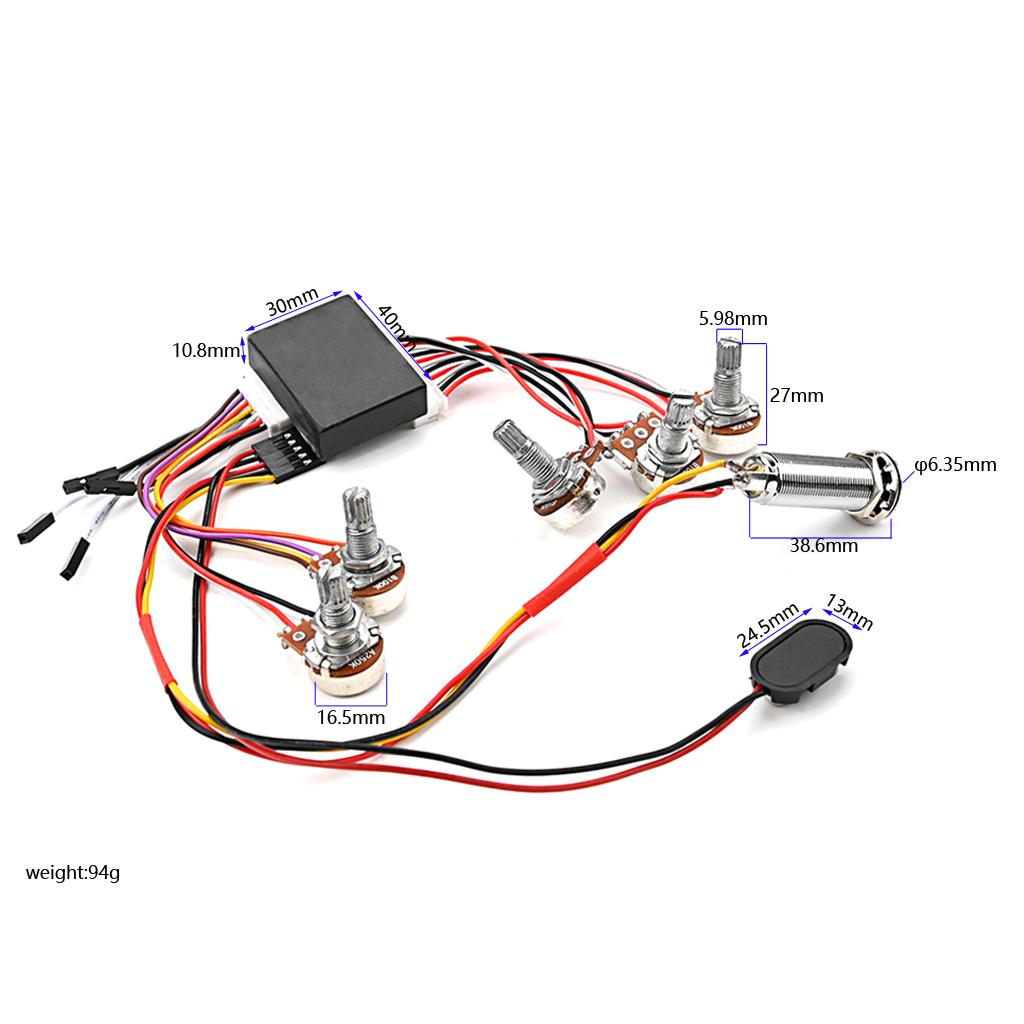 วงจรพรีแอมป์เบส3แบนด์แบบแอคทีฟ - Passive Preamp บทวิจารณ์และราคา