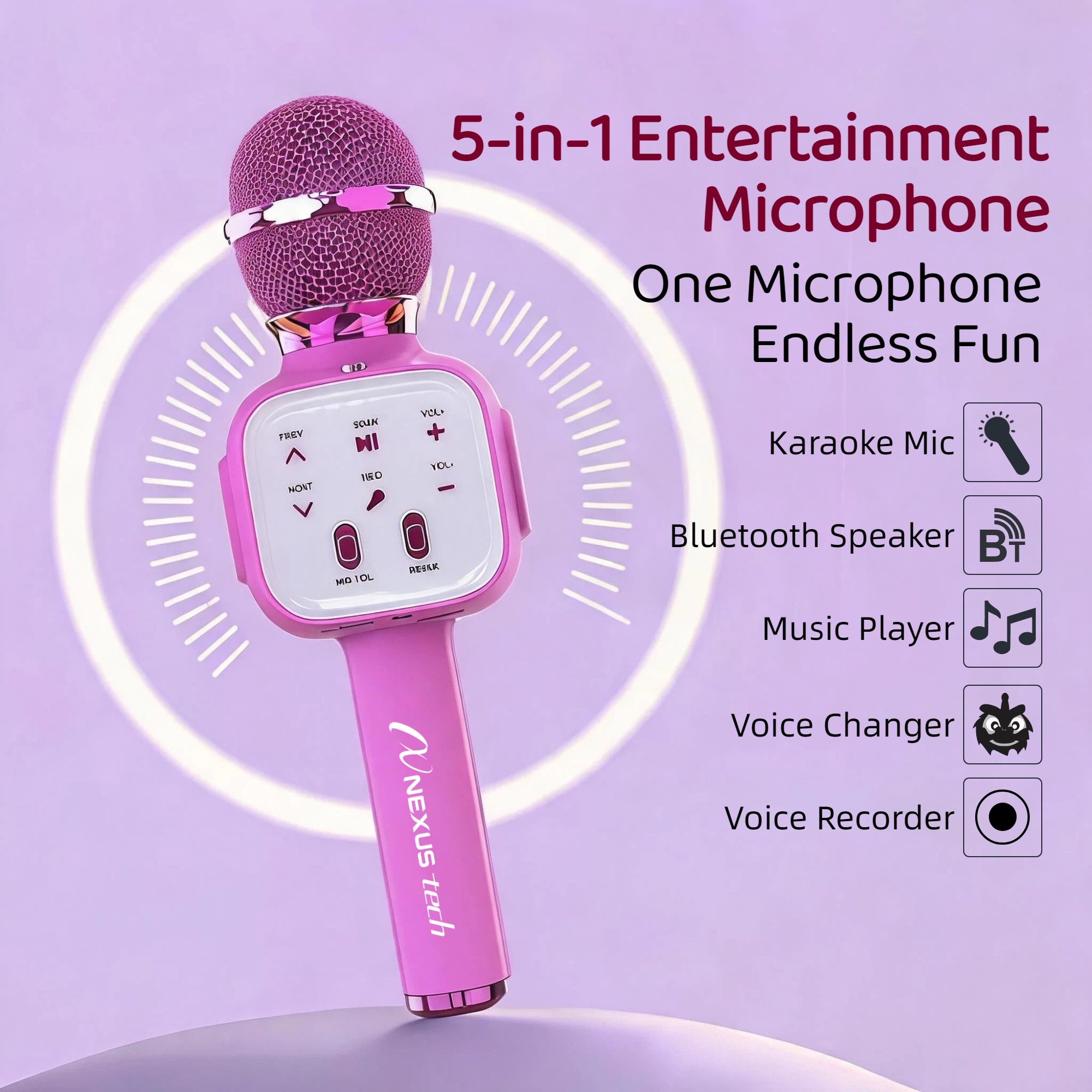 ไมโครโฟนคาราโอเกะไร้สาย Blueto - Speaker Kit บทวิจารณ์และราคา