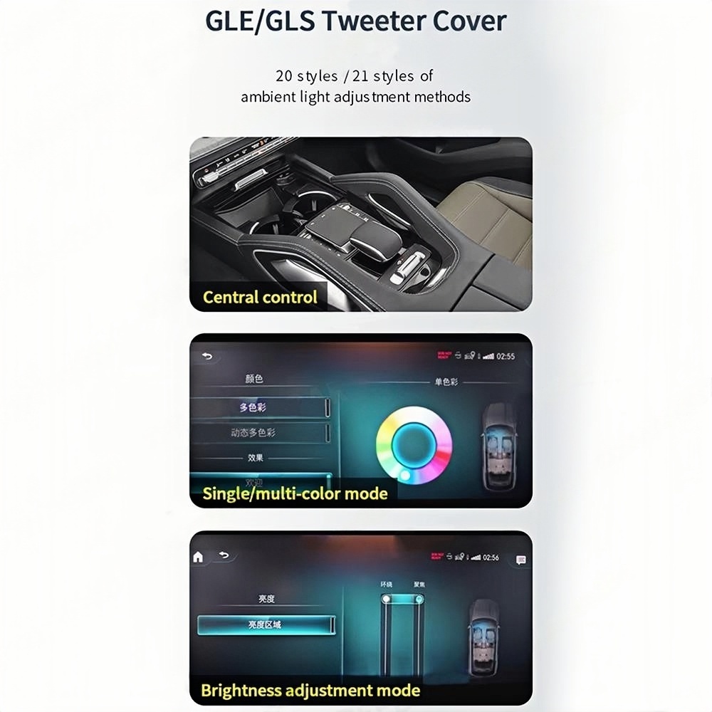 ไฟ LED 64 สี สำหรับ Mercedes B - Tweeter บทวิจารณ์และราคา