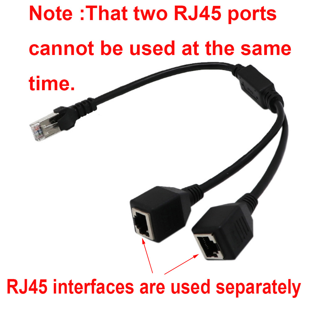 RJ45 1 ชาย 2 หญิงสาย LAN ซ็อกเ - Rj45 Jack บทวิจารณ์และราคา