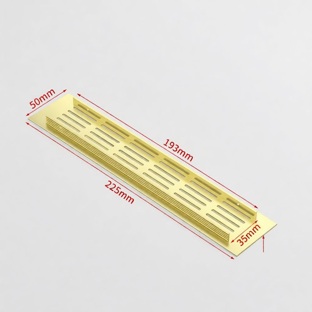 ตะแกรงระบายอากาศสำหรับตู้เสื้อ - Ventilation Grille Aluminum บทวิจารณ์และราคา