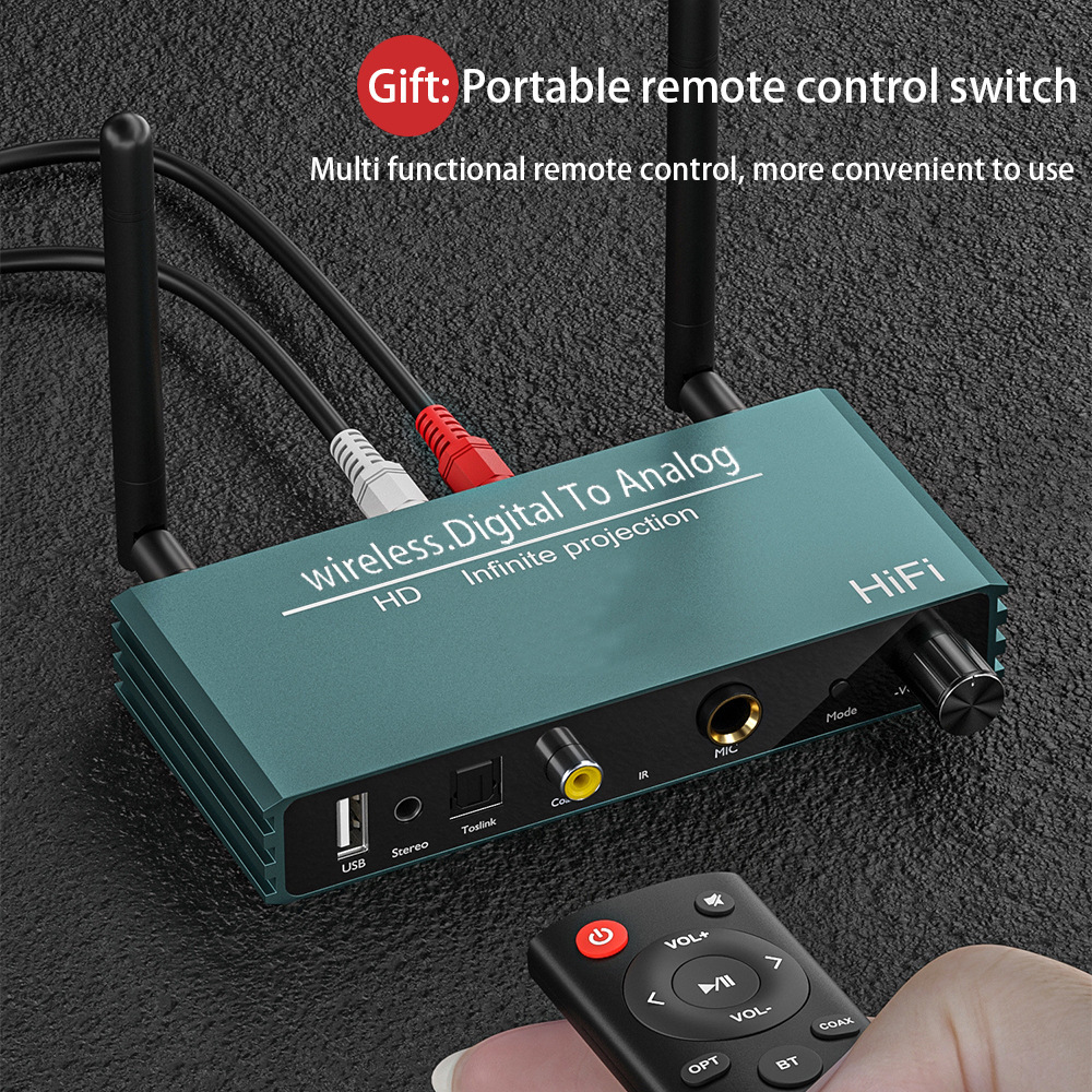 บลูทูธ 5.0 ตัวแปลงเสียงดิจิตอล - Audio Dac บทวิจารณ์และราคา