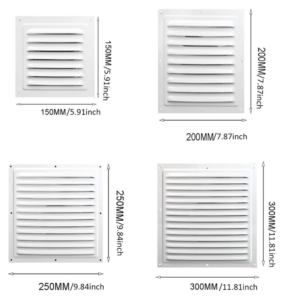 ตะแกรงระบายอากาศอลูมิเนียมอัลล - Ventilation Grille Aluminum บทวิจารณ์และราคา